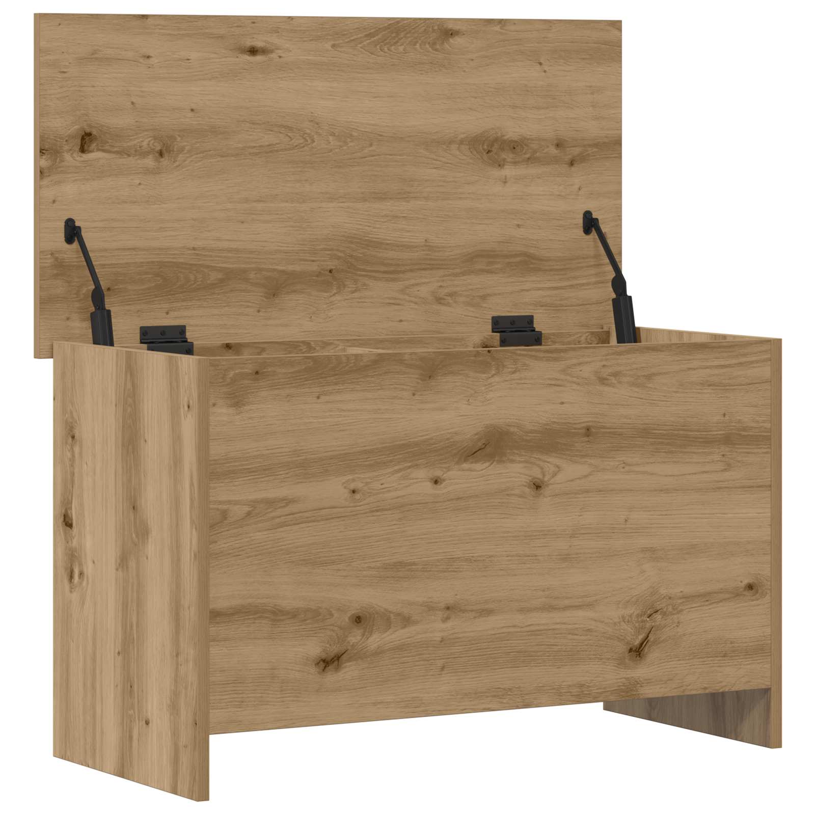 vidaXL Storage Chest Artisan Oak 80 x 40 x 50 cm Engineered Wood 5