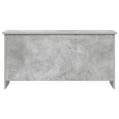 vidaXL Storage Chest Concrete Grey 100 x 40 x 50 cm Engineered Wood 6