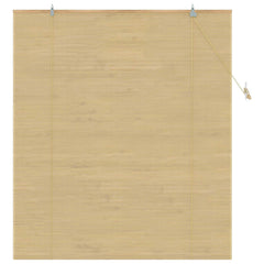 vidaXL Roller Blind Natural 130 x 160 cm Bamboo 3