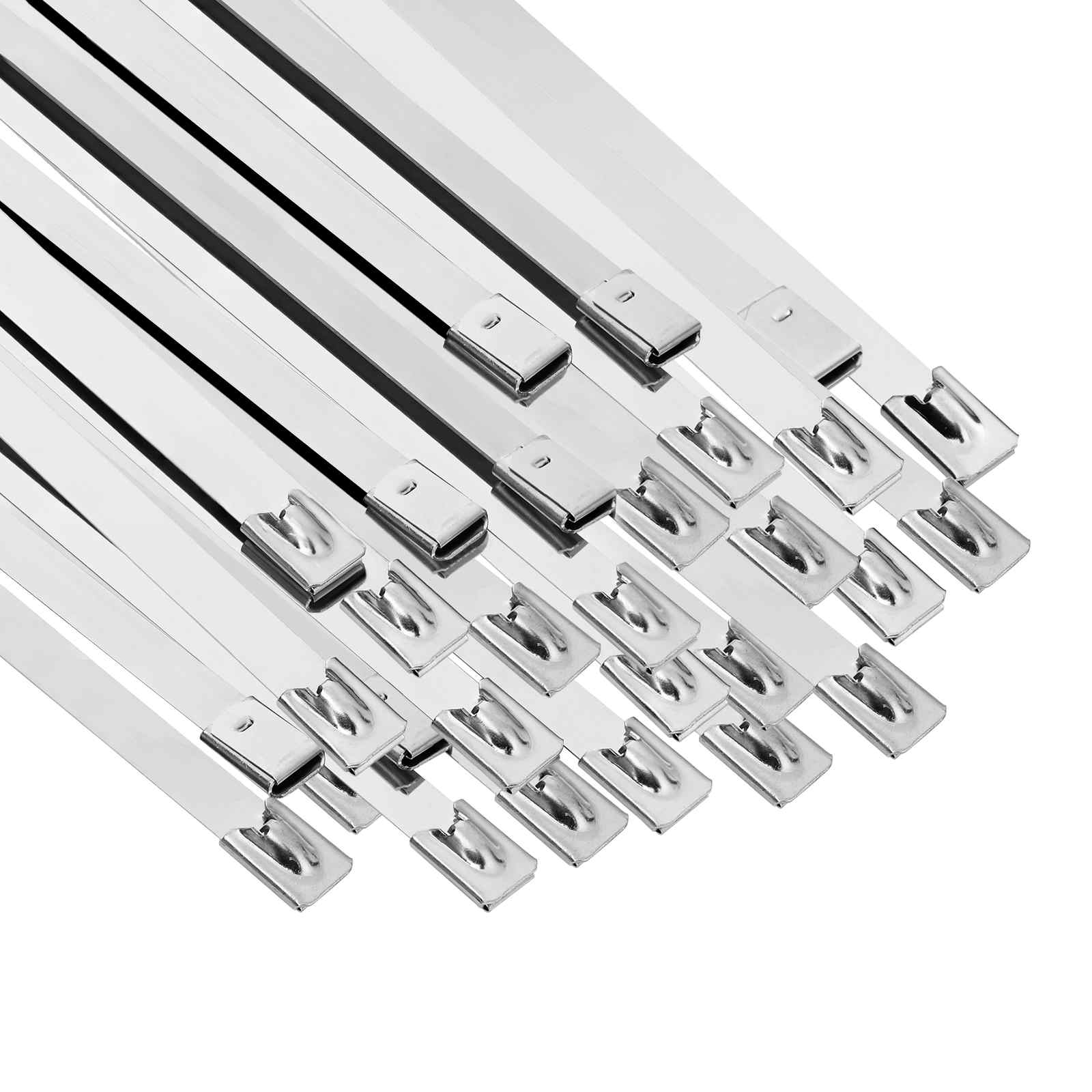 vidaXL Cable Tie 250 pcs 7.9 x 250 mm Silver 2