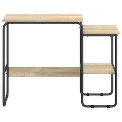 Desk with Storage 100 x 50 x 75 cm Sonoma oak
