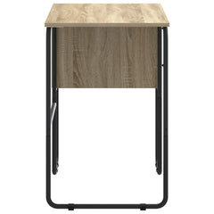Desk with Storage 100 x 50 x 75 cm Sonoma oak