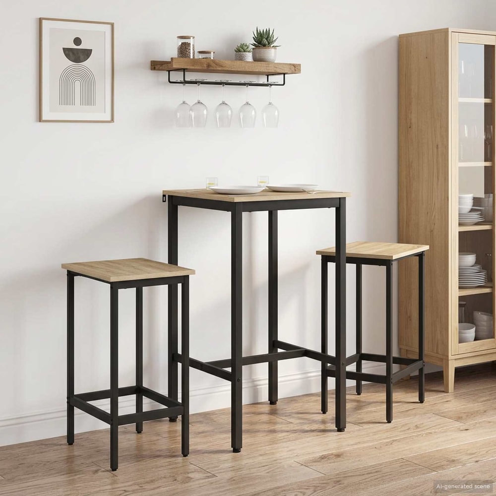 Bar Table Engineered Wood Sonoma oak 52 x 52 x 90 cm
