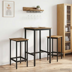Bar Table Engineered Wood Artisan oak 52 x 52 x 90 cm