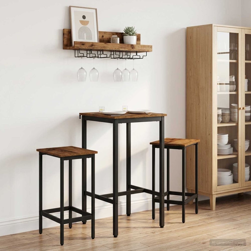 Bar Table Engineered Wood Old wood 52 x 52 x 110 cm