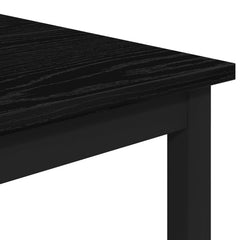 vidaXL Bar Stool Black Oak 40 x 32 x 74 cm Engineered Wood 4