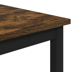 vidaXL Bar Stool Smoked Oak 40 x 32 x 74 cm Engineered Wood 4