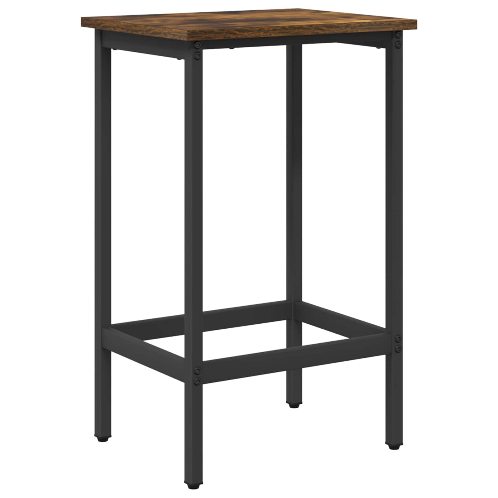vidaXL Bar Stool Smoked Oak 40 x 32 x 74 cm Engineered Wood 2