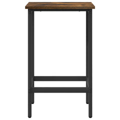vidaXL Bar Stool Smoked Oak 40 x 32 x 74 cm Engineered Wood 3