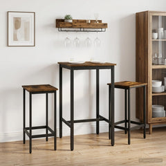 Bar Stool Engineered Wood 2 pcs Smoked oak 40 x 32 x 74 cm