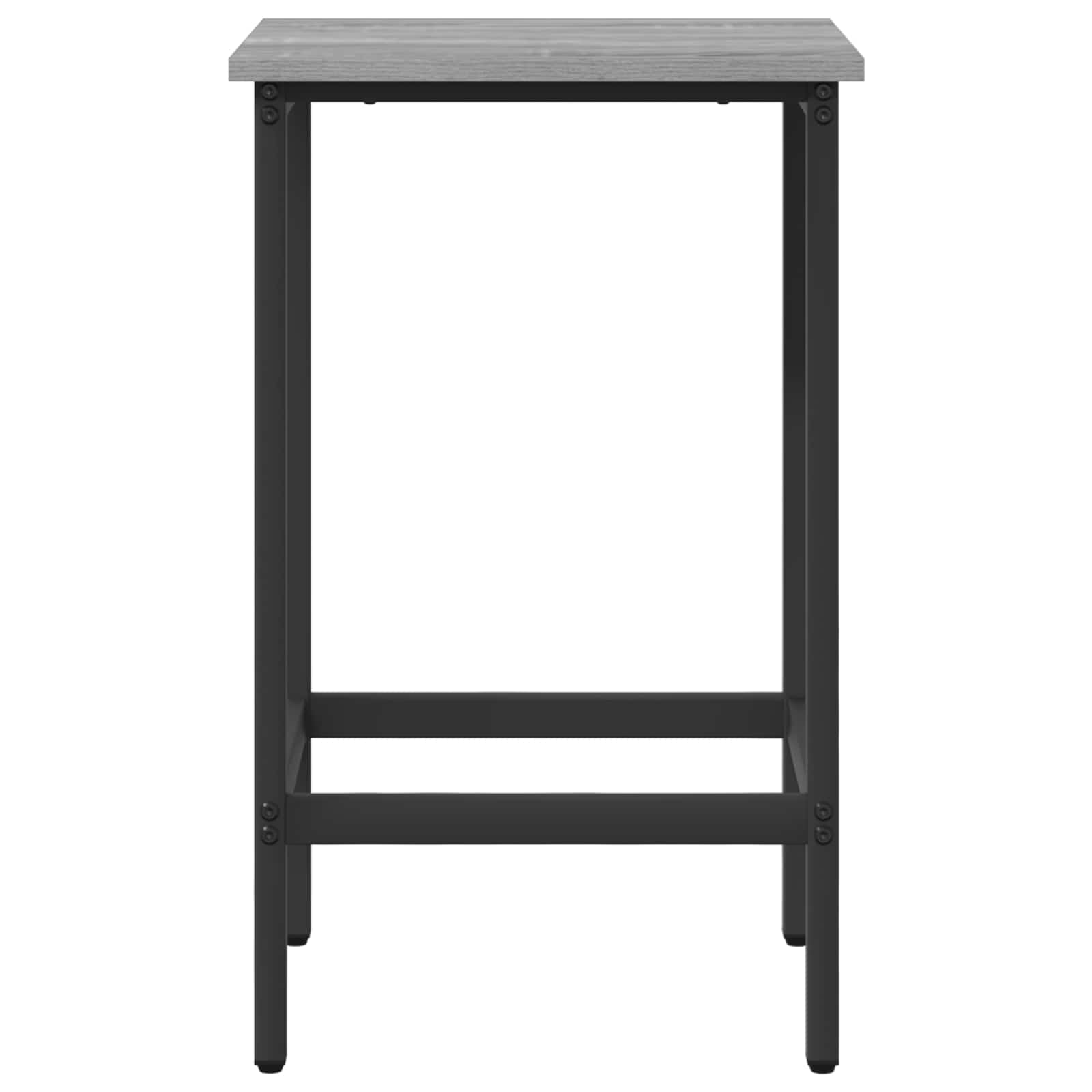 vidaXL Bar Stool Grey Sonoma 40 x 32 x 74 cm Engineered Wood 3
