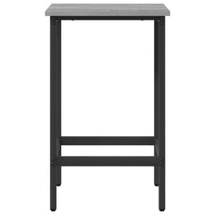 vidaXL Bar Stool Grey Sonoma 40 x 32 x 74 cm Engineered Wood 3