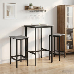 Bar Stool Engineered Wood 2 pcs Grey sonoma 40 x 32 x 74 cm