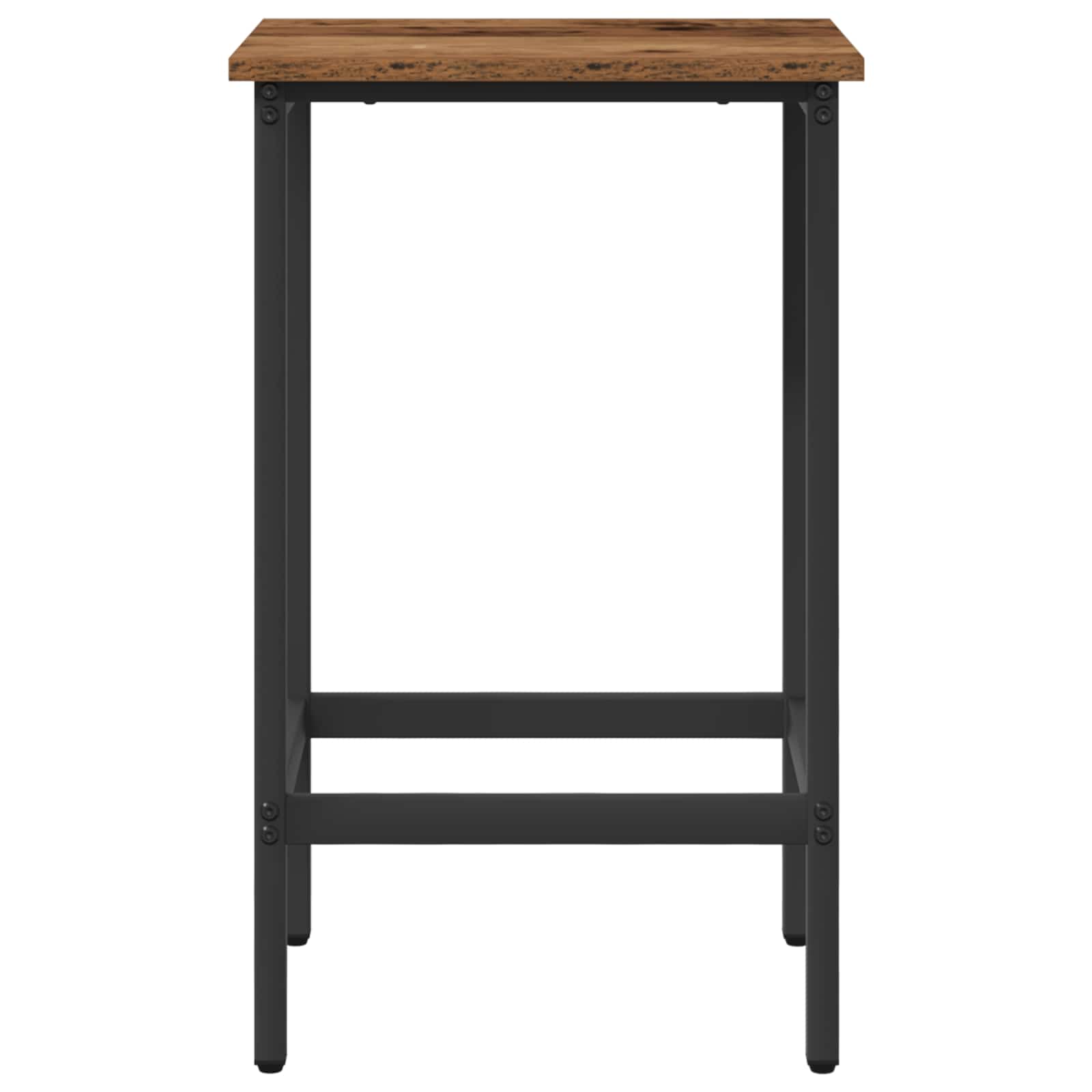 vidaXL Bar Stool Old Wood 40 x 32 x 74 cm Engineered Wood 3