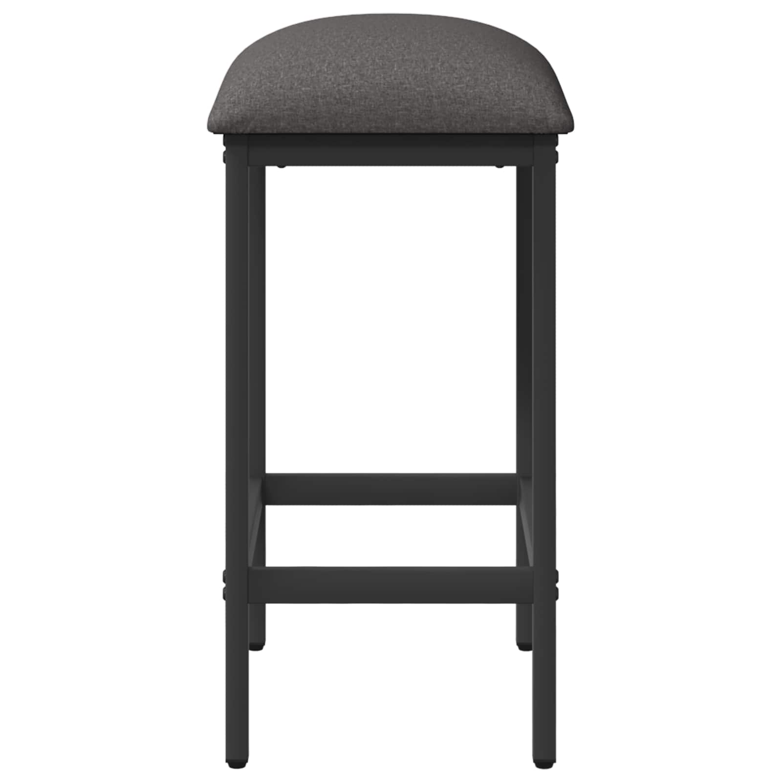 vidaXL Bar Stool Light Grey 40 x 32 x 64 cm Engineered Wood 4