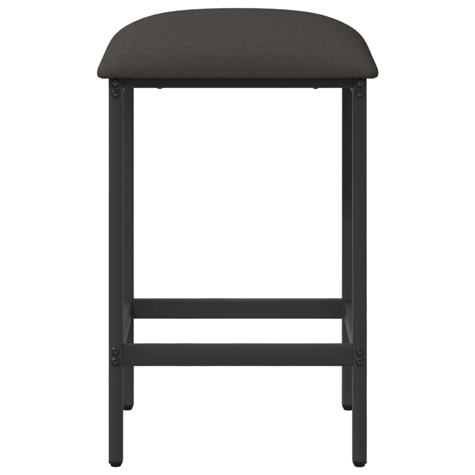 vidaXL Bar Stool Dark Grey 40 x 32 x 64 cm Engineered Wood 3