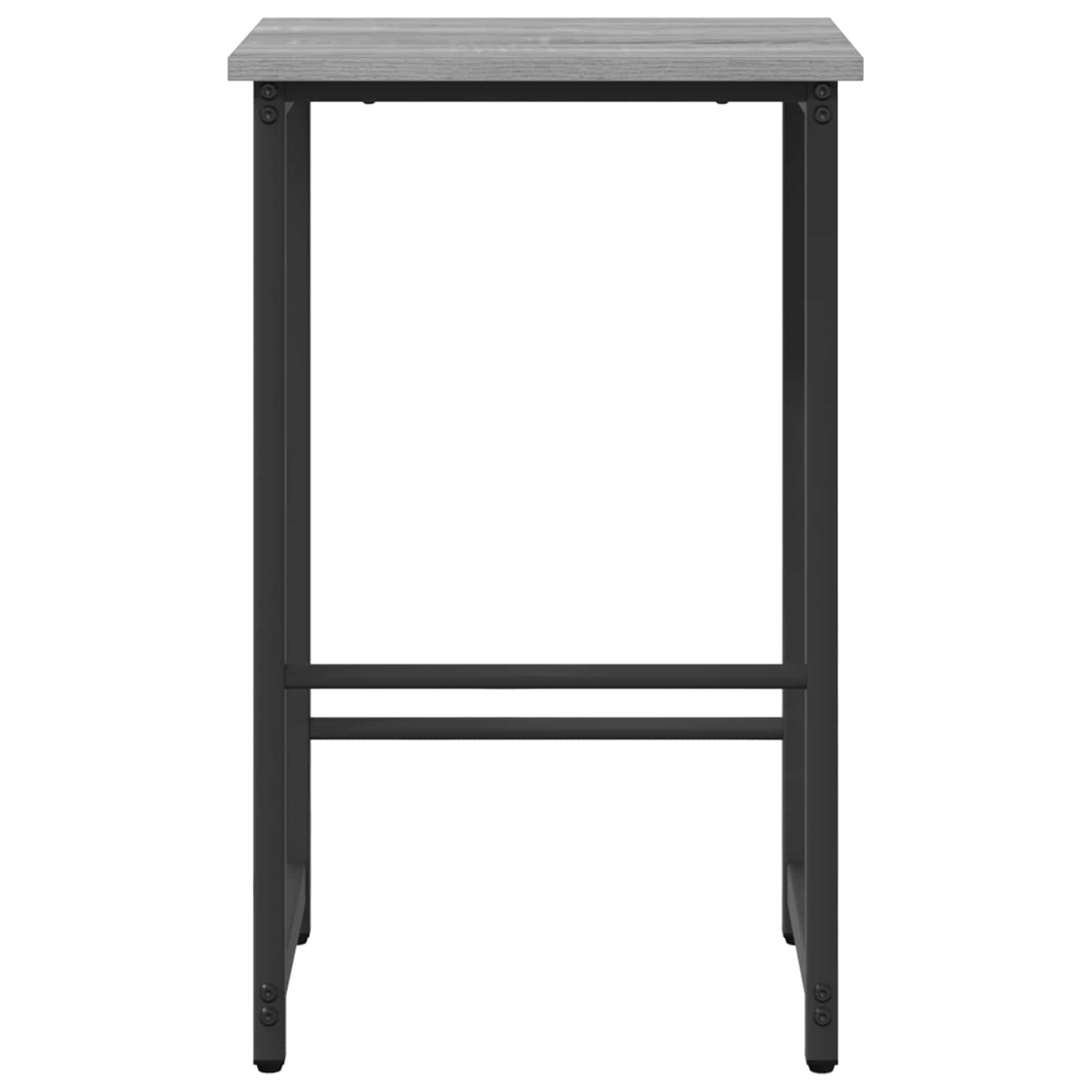 vidaXL Bar Stool Grey Sonoma 40 x 32 x 64 cm Engineered Wood 3