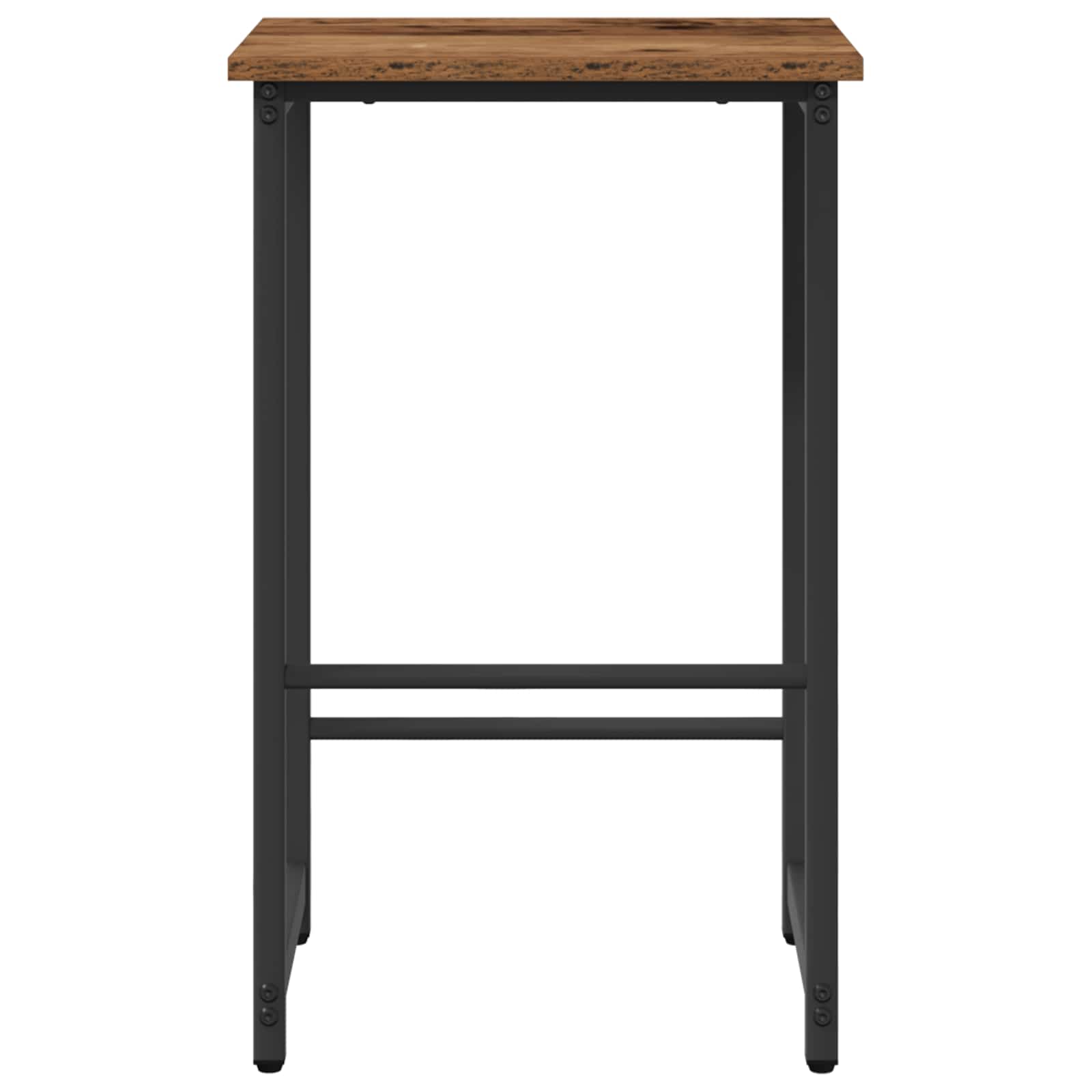 vidaXL Bar Stool Old Wood 40 x 32 x 64 cm Engineered Wood 3