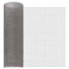 Mesh Screen 40 x 1000 cm Stainless Steel 201 Silver 3 mesh