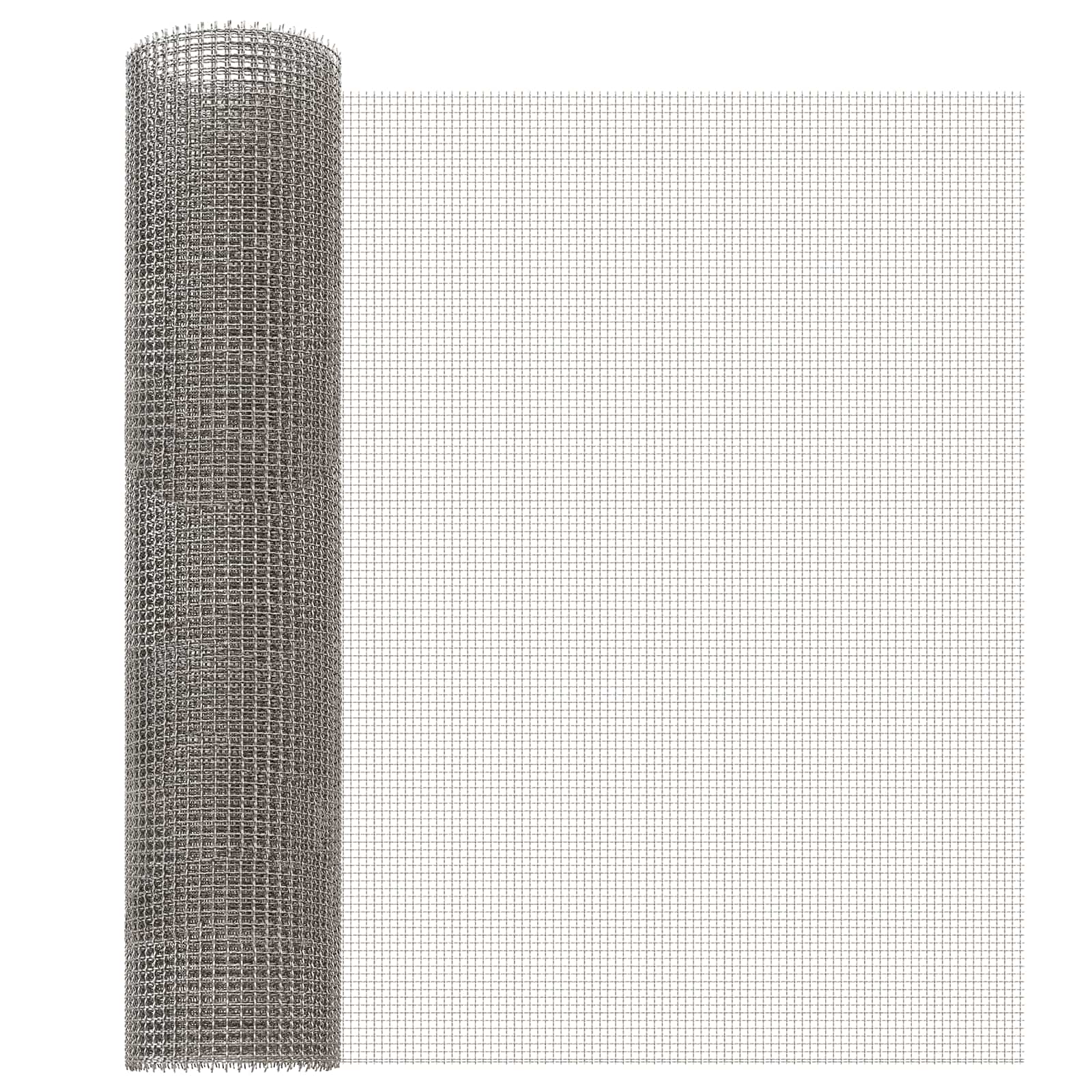 vidaXL Mesh Screen 60 x 1000 cm 3 Mesh Stainless Steel 201 Silver 1