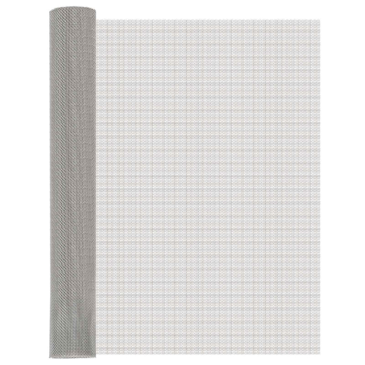 Mesh Screen 80 x 1000 cm Stainless Steel 201 Silver 8 mesh