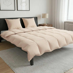 vidaXL Summer Duvet Beige 200 x 240 cm 100% Natural Kapok 1