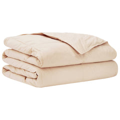 vidaXL Summer Duvet Beige 200 x 220 cm 100% Natural Kapok 2