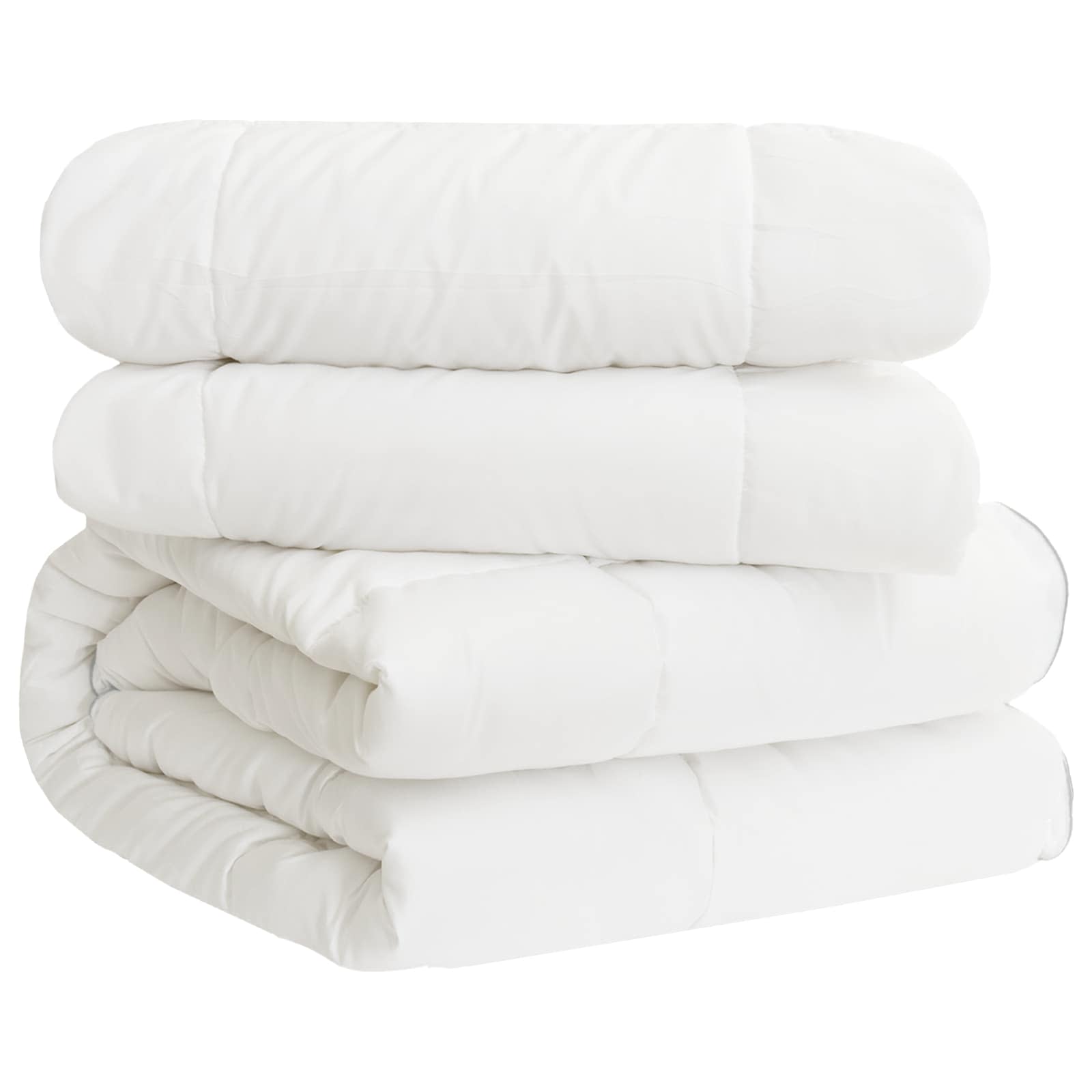 vidaXL Full Year Duvet White 200 x 200 cm Bamboo Fiber 2