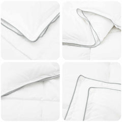 vidaXL Full Year Duvet White 200 x 220 cm Bamboo Fiber 6