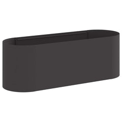 vidaXL Raised Garden Bed Black 120 x 40 x 40 cm Steel 2