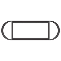 vidaXL Raised Garden Bed Black 120 x 40 x 40 cm Steel 5