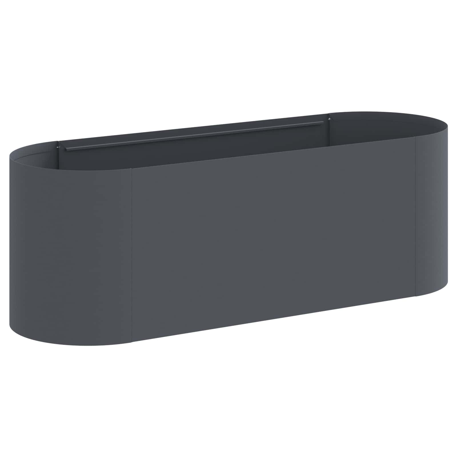 vidaXL Raised Garden Bed Anthracite 120 x 40x 40 cm 2