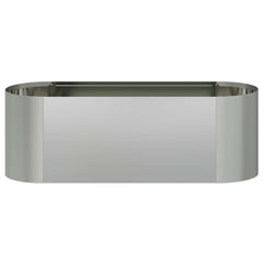 vidaXL Raised Garden Bed Galvanised Steel 120 x 40x 40 cm 4