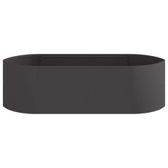 vidaXL Raised Garden Bed Black 140 x 40x 40 cm Steel 4
