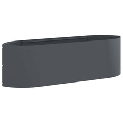 vidaXL Raised Garden Bed Anthracite 140 x 40x 40 cm Steel 2