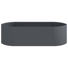 vidaXL Raised Garden Bed Anthracite 140 x 40x 40 cm Steel 4