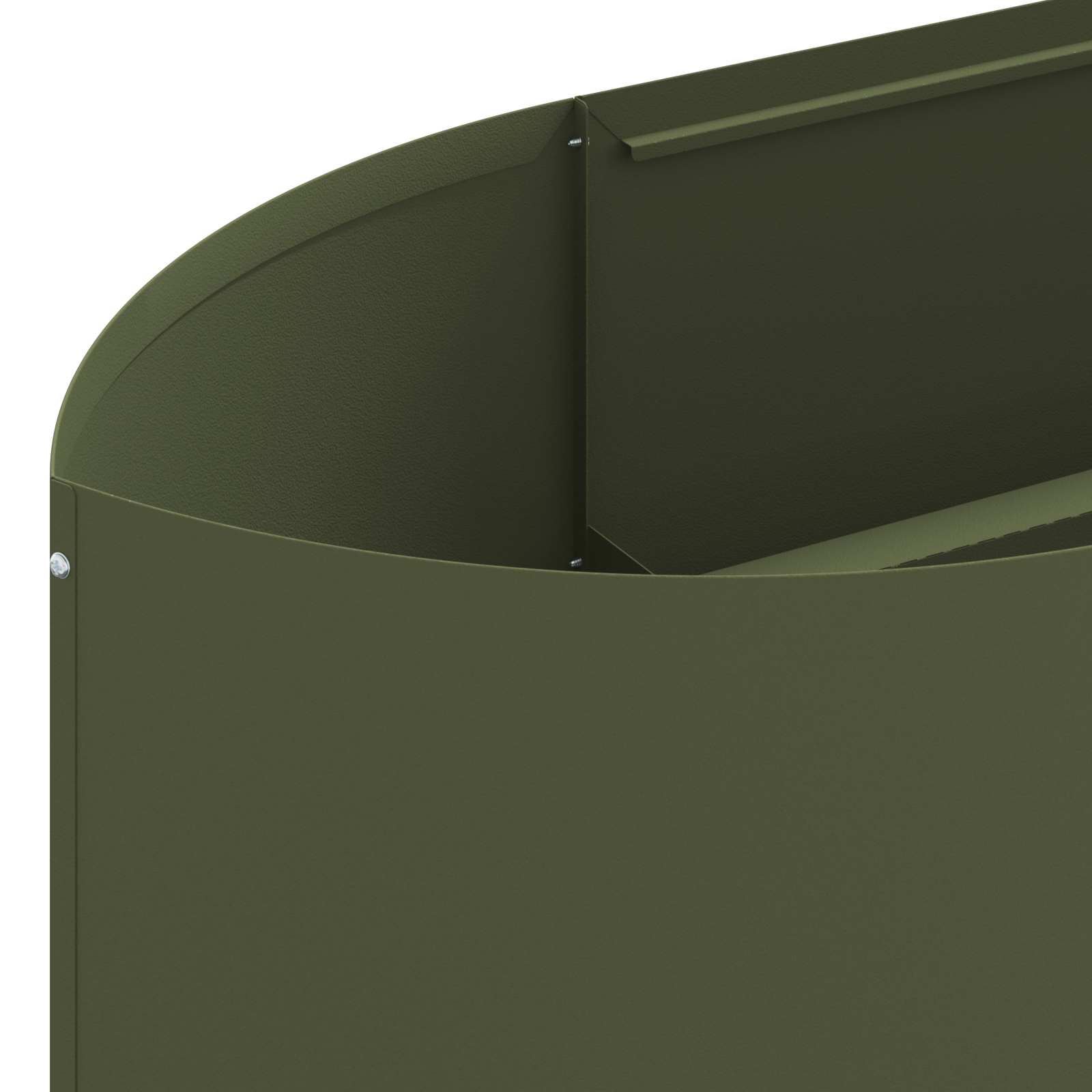 vidaXL Raised Garden Bed Olive Green 140 x 40x 40 cm Steel 6
