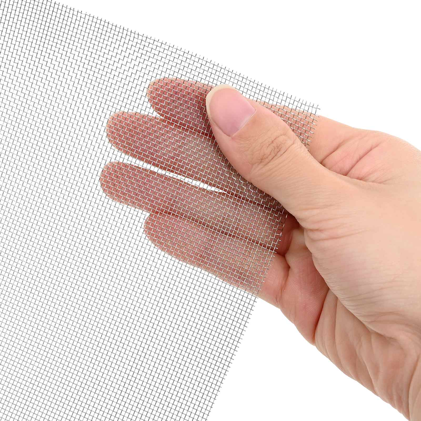 vidaXL Mesh Screen 60 x 1000 cm 20 Mesh Stainless Steel 201 Silver 4