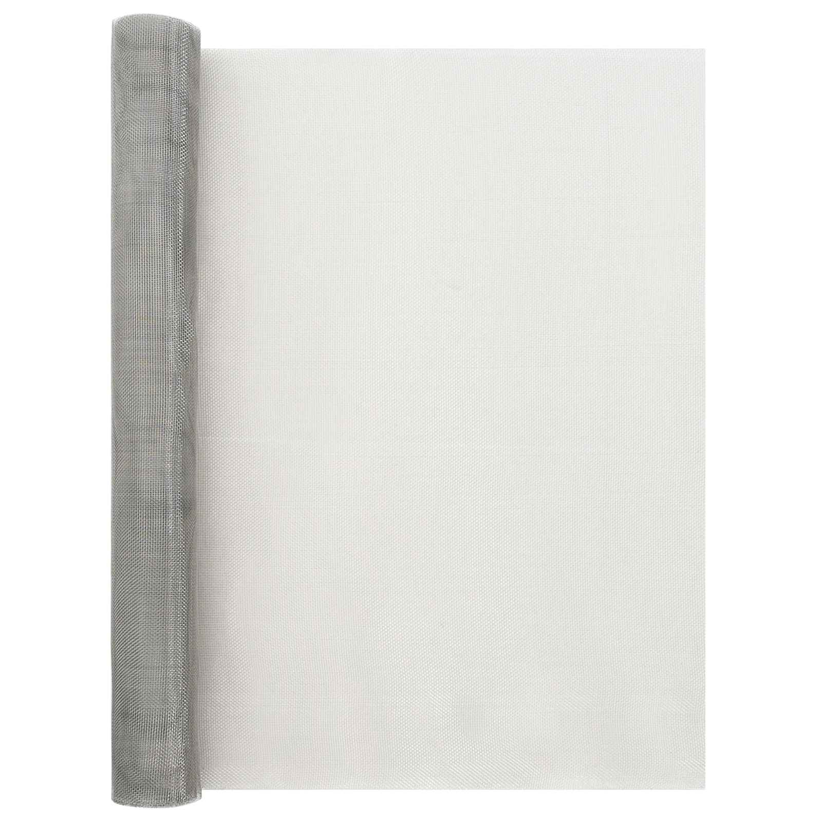 vidaXL Mesh Screen 60 x 1000 cm 20 Mesh Stainless Steel 201 Silver 1