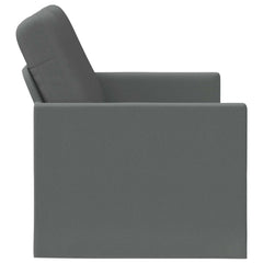 Seater Sofa Fabric Dark grey