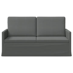 2 Seater Sofa 150 x 81 x 82 cm Fabric 140 cm Dark grey