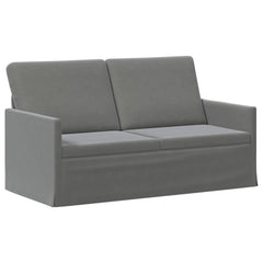 2 Seater Sofa 150 x 81 x 82 cm Velvet 140 cm Dark grey