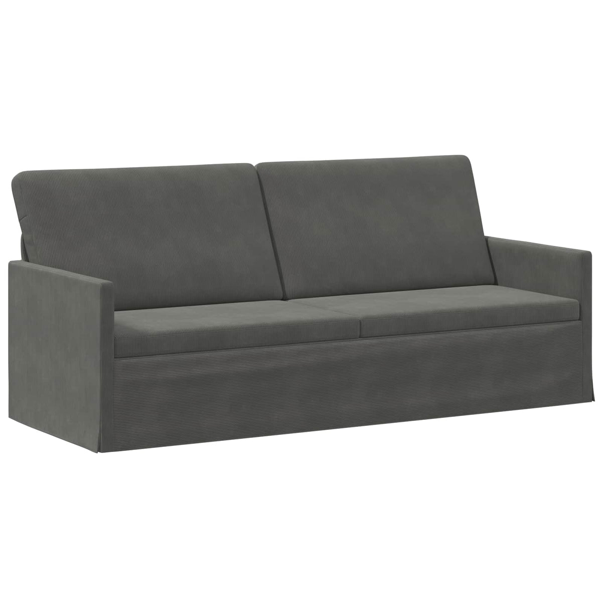 Sofa Corduroy Fabric Dark grey