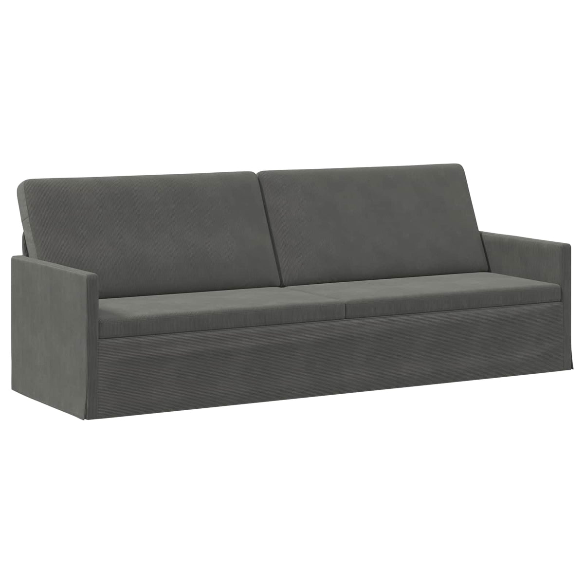 Sofa Corduroy Fabric Dark grey