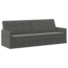 Sofa Corduroy Fabric Dark grey