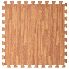 vidaXL Pool Ground Mat 6 pcs Wood 4.32 ㎡ EVA Foam 4