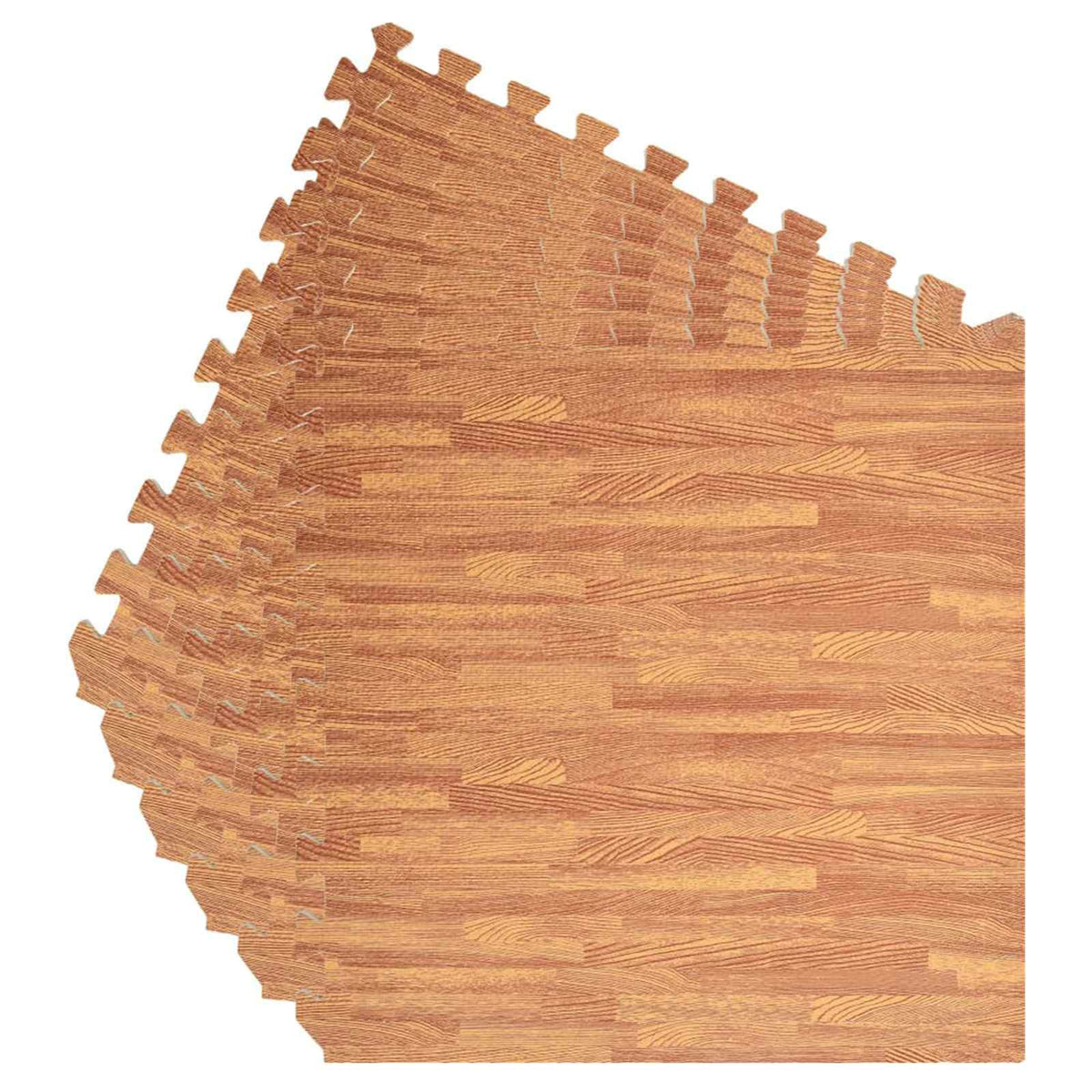 vidaXL Pool Ground Mat 6 pcs Wood 4.32 ㎡ EVA Foam 6