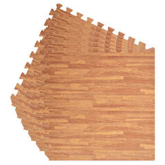 vidaXL Pool Ground Mat 6 pcs Wood 4.32 ㎡ EVA Foam 6