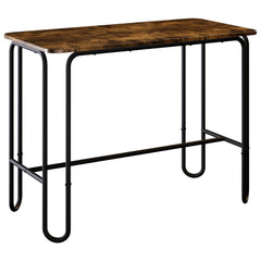 vidaXL Dining Table 100 x 50 x 75 cm Engineered Wood Smoked Oak 2