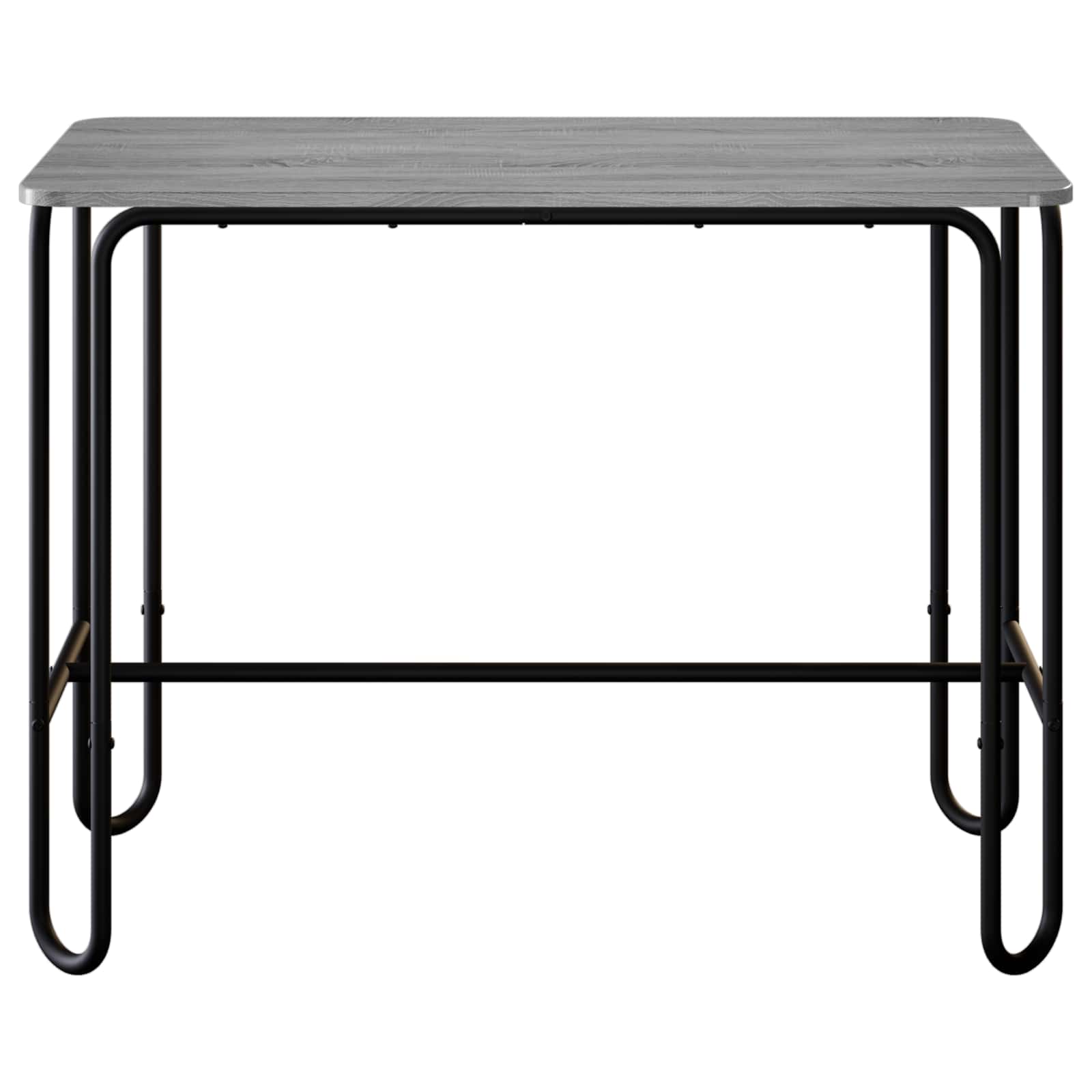 vidaXL Dining Table 100 x 50 x 75 cm Engineered Wood Grey Sonoma 3